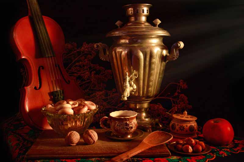 دانلود تصویر باکیفیت سماور برنجی
