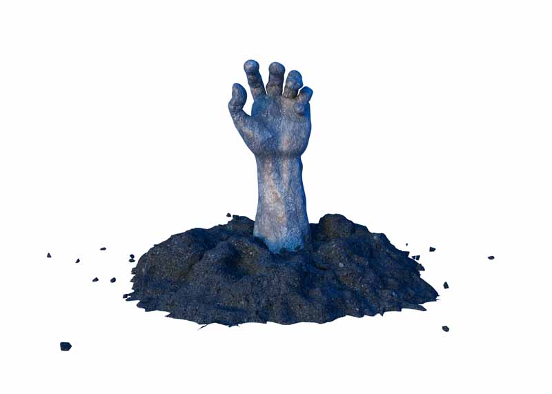طرح کلیپ آرت زنده شدن مرده