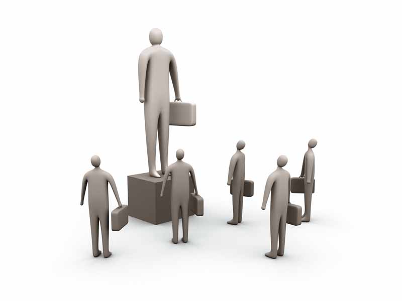 عکس سه بعدی سخنرانی آدمک ها