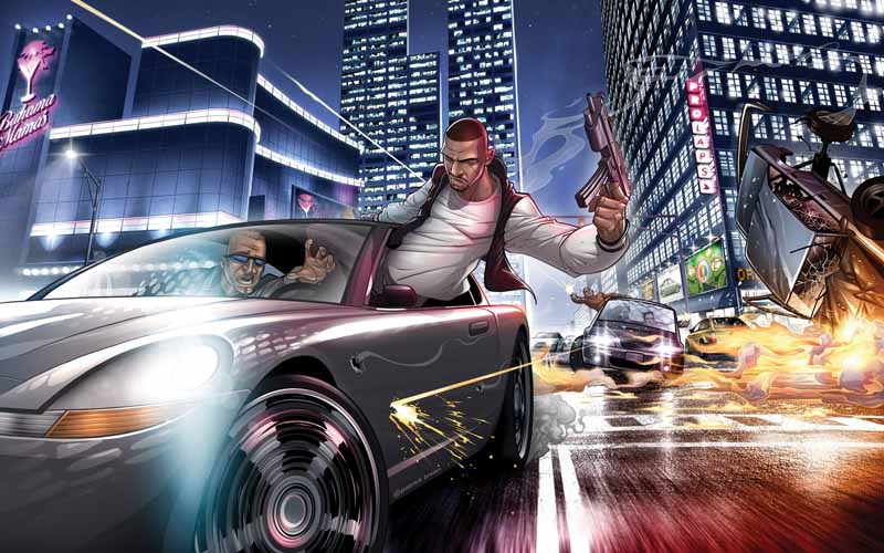تصویر بازی Grand Theft auto