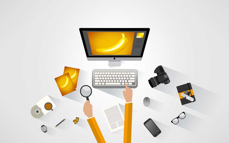 دانلود عکس کارتونی کامپیوتر و طراحی گرافیک