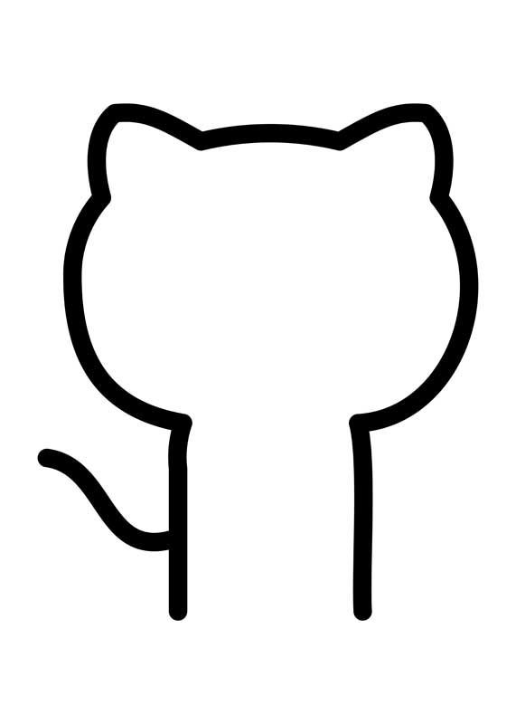 طرح آیکون GitHub