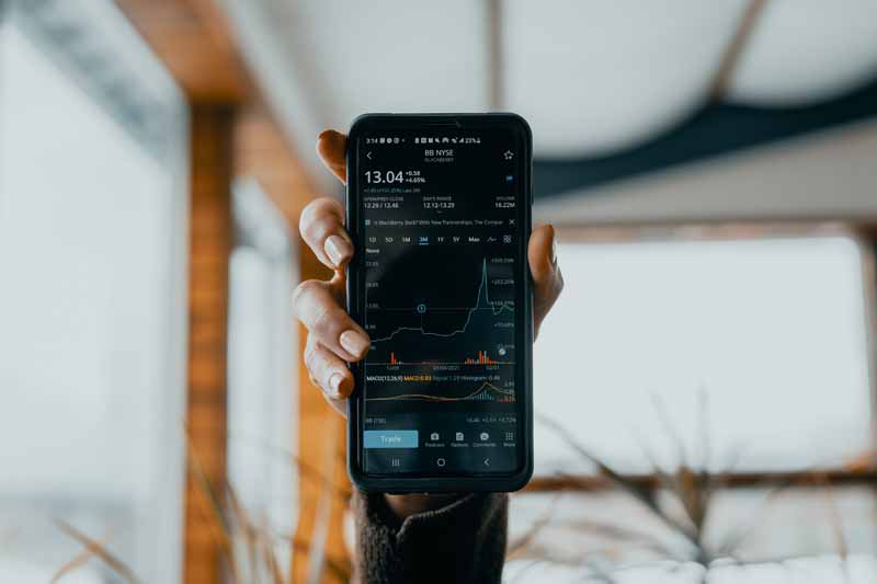 دانلود عکس باکیفیت نمودار سهام در موبایل