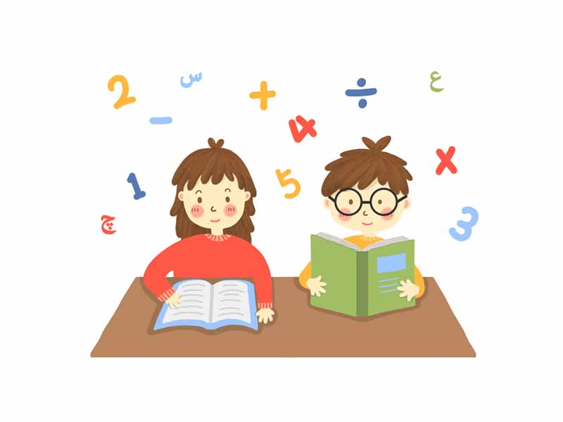 دانلود طرح لایه باز کلیپ آرت درس خواندن