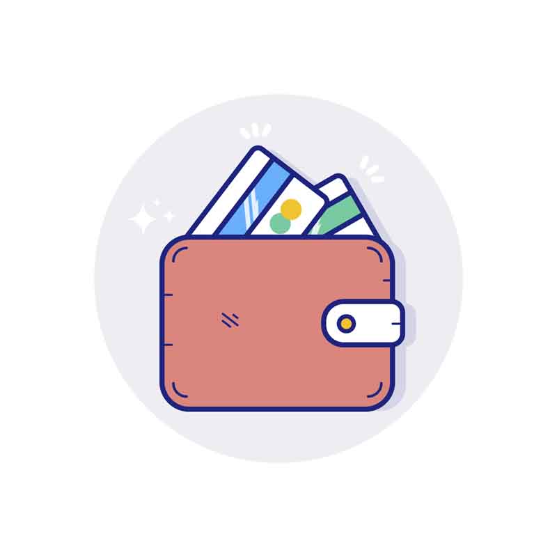 دانلود طرح کلیپ آرت کیف کارت اعتباری