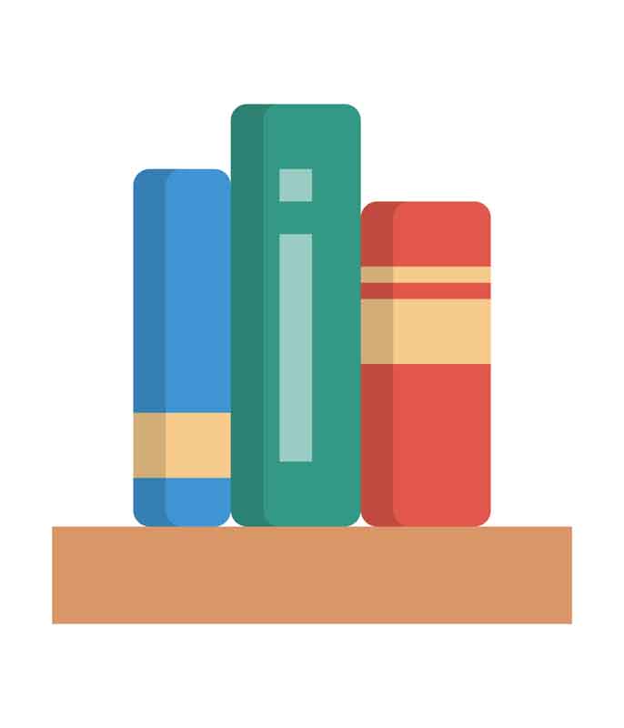 دانلود طرح کلیپ آرت کتاب ها