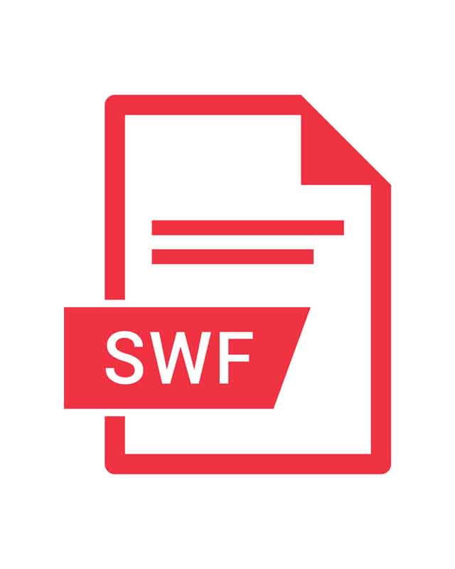 طرح آیکون فرمت SWF