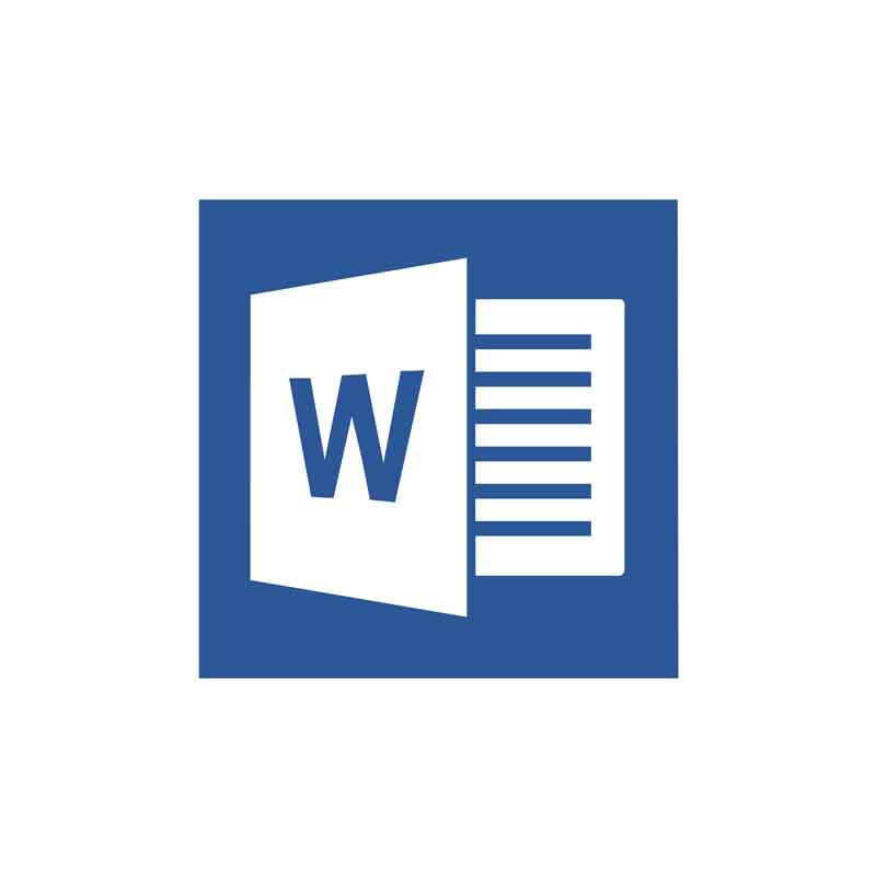 طرح آیکون word