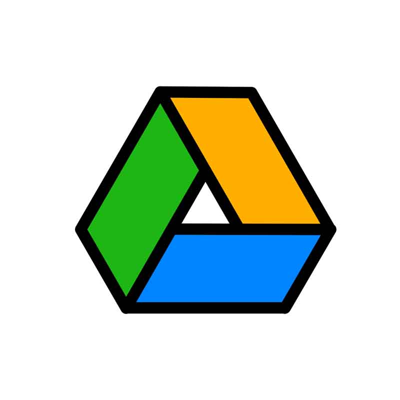 طرح آیکون google drive
