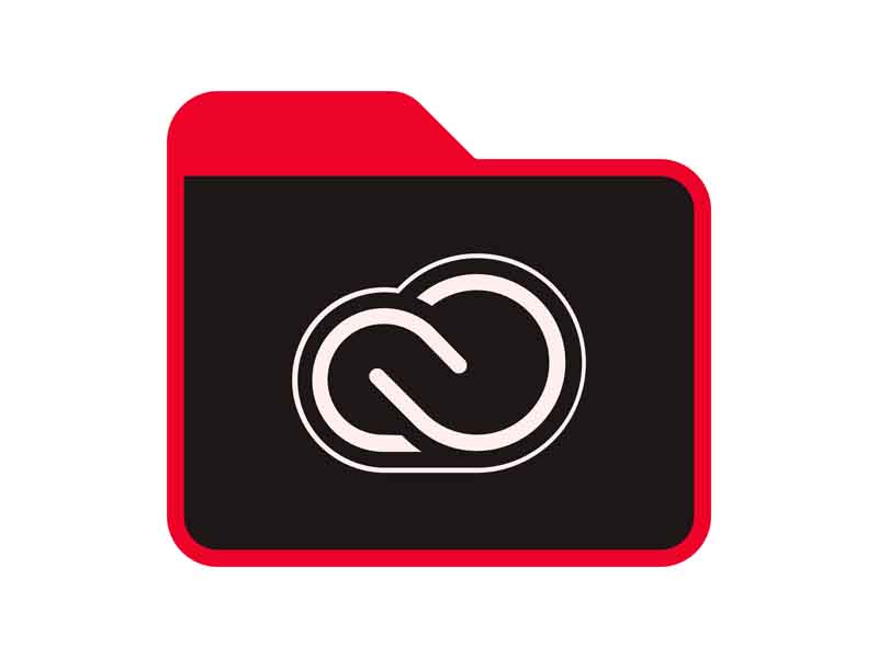 طرح آیکون پوشه adobe