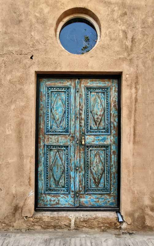 تصویر باکیفیت در چوبی فیروزه ای