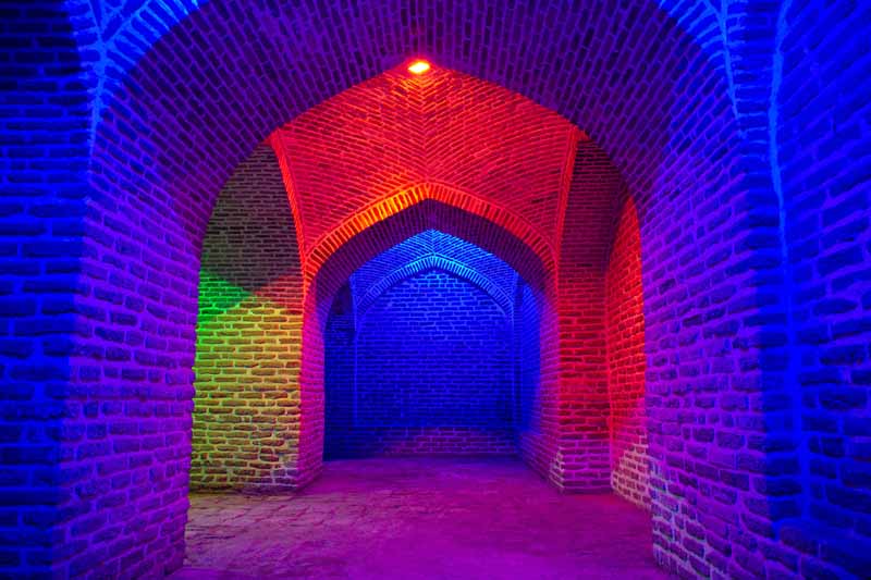 تصویر باکیفیت کاروانسرای دیرگیچن قم