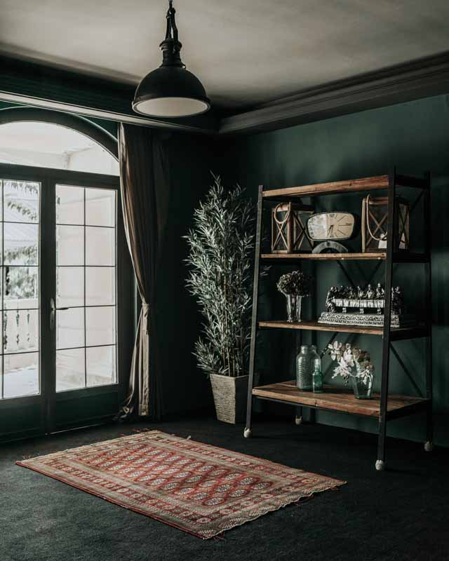 تصویر باکیفیت قفسه و فرش