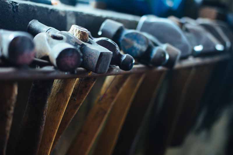 دانلود عکس گرافیکی چکش های قدیمی