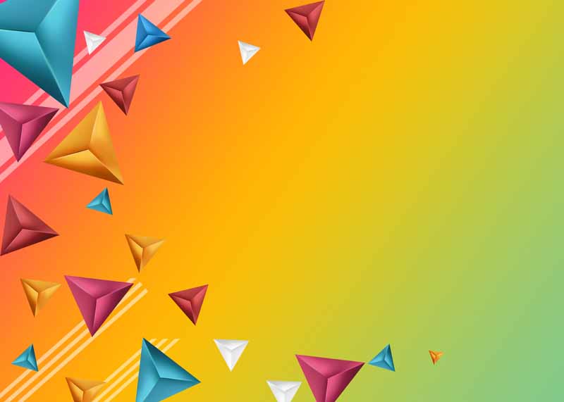 دانلود طرح پس زمینه مکعب های مثلث