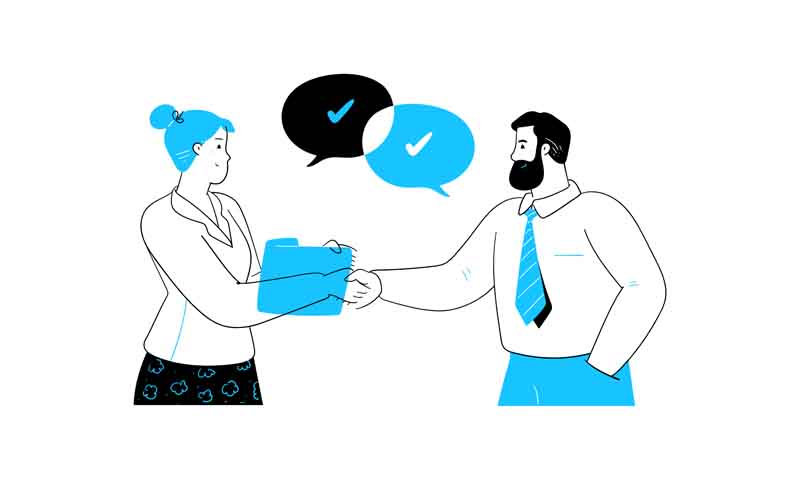 دانلود وکتور مفهومی بستن قرارداد