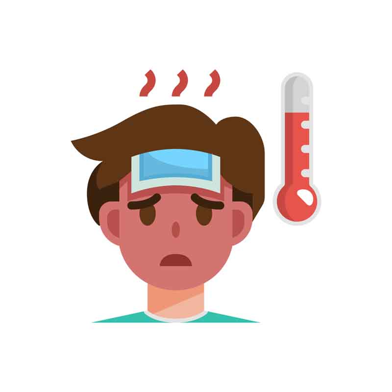 دانلود وکتور مفهومی مریضی سرما خوردگی