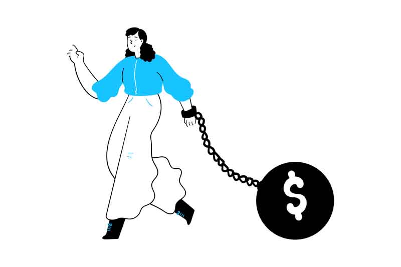 دانلود وکتور مفهومی پیوند با دلار
