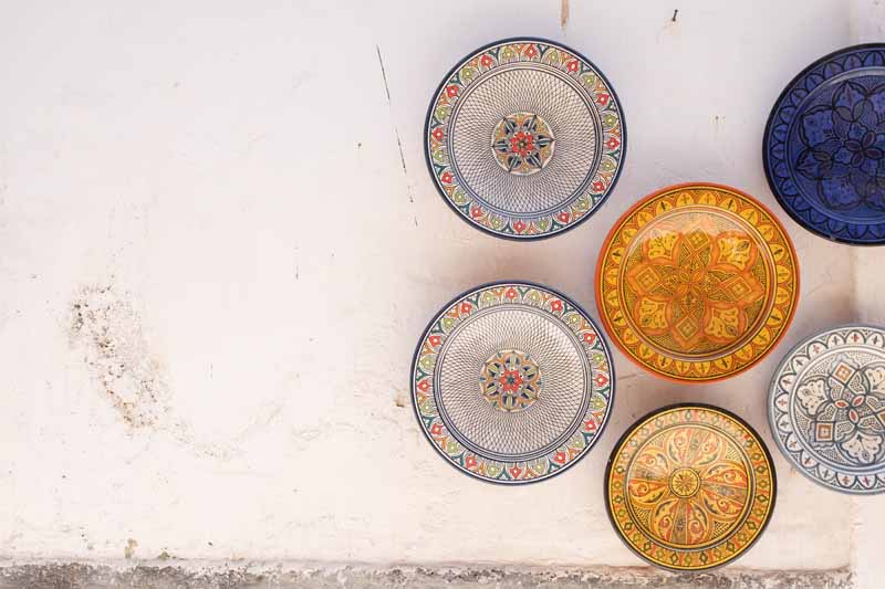 عکس ظرف طرح دار