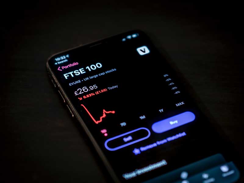 دانلود عکس بررسی وضعیت نمودار در گوشی موبایل
