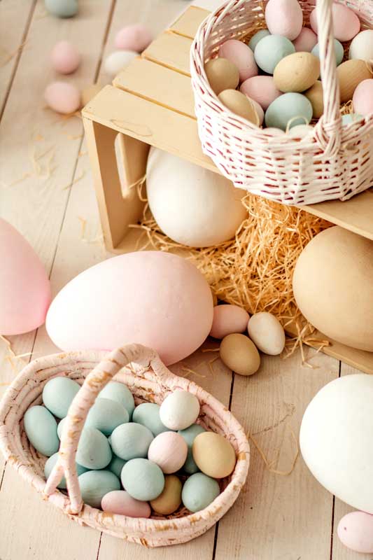 دانلود عکس انواع تخم مرغ های رنگی