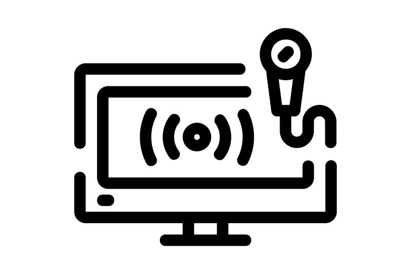 طرح آیکون ضبط کردن صدا