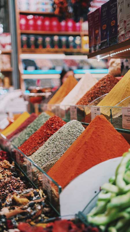 دانلود عکس گرافیکی ویترین ادویه