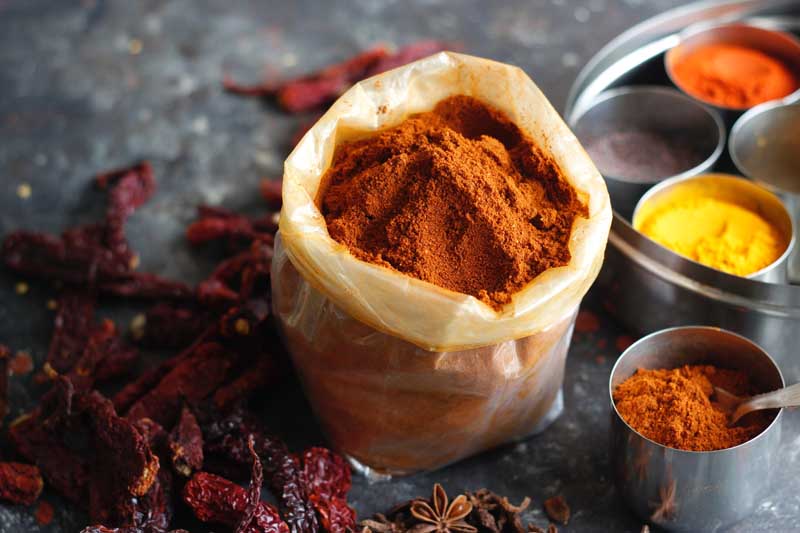 دانلود عکس گرافیکی کیسه پودر فلفل