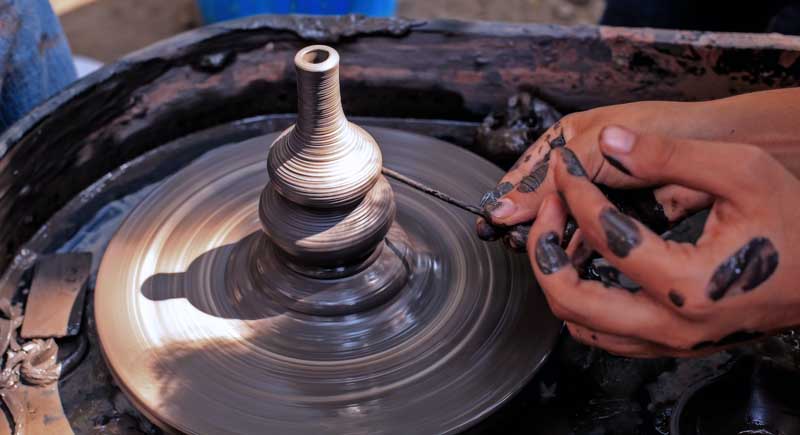 عکس هنری ساخت سفال
