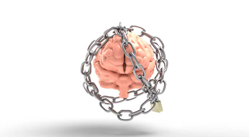 عکس مغز قفل شده