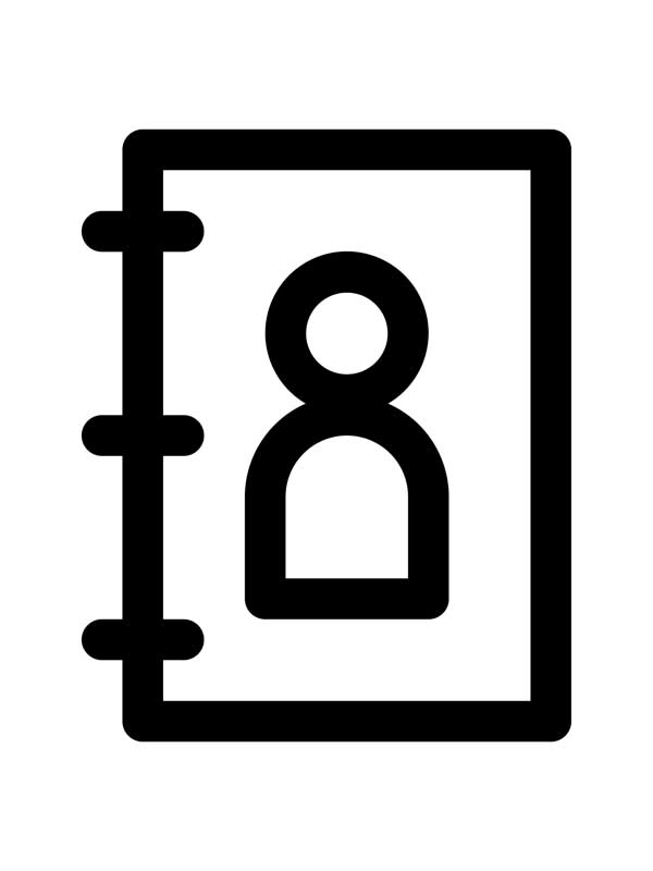 دانلود آیکون مخاطبین