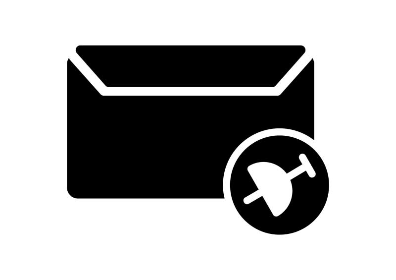 دانلود آیکون سنجاق کردن پیام