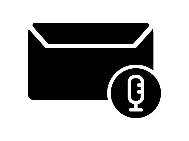 دانلود آیکون پیامک صوتی