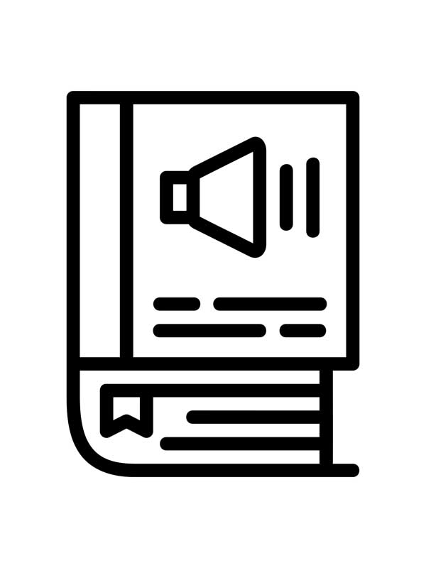 دانلود آیکون کتاب صوتی