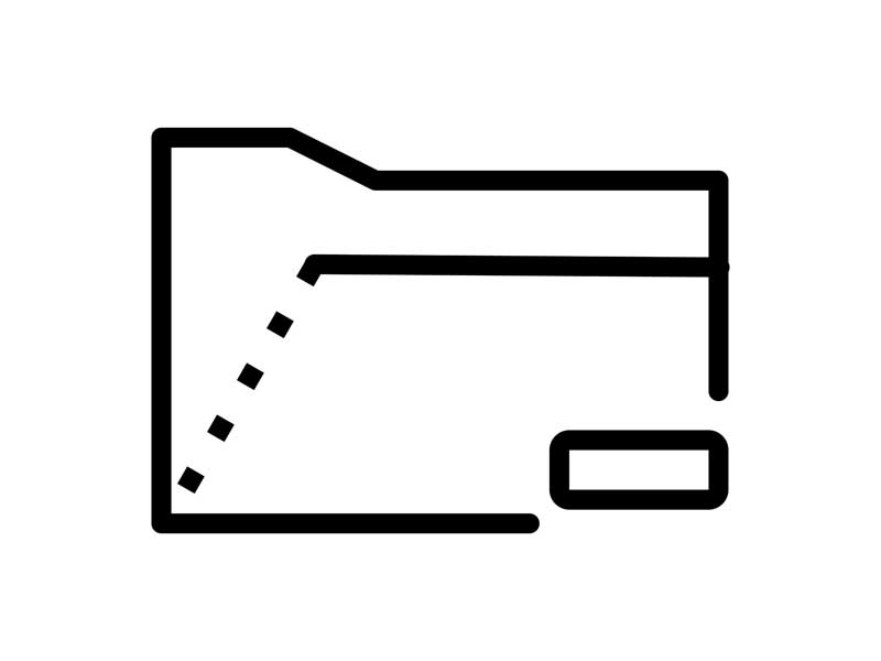 دانلود آیکون کم کردن پوشه
