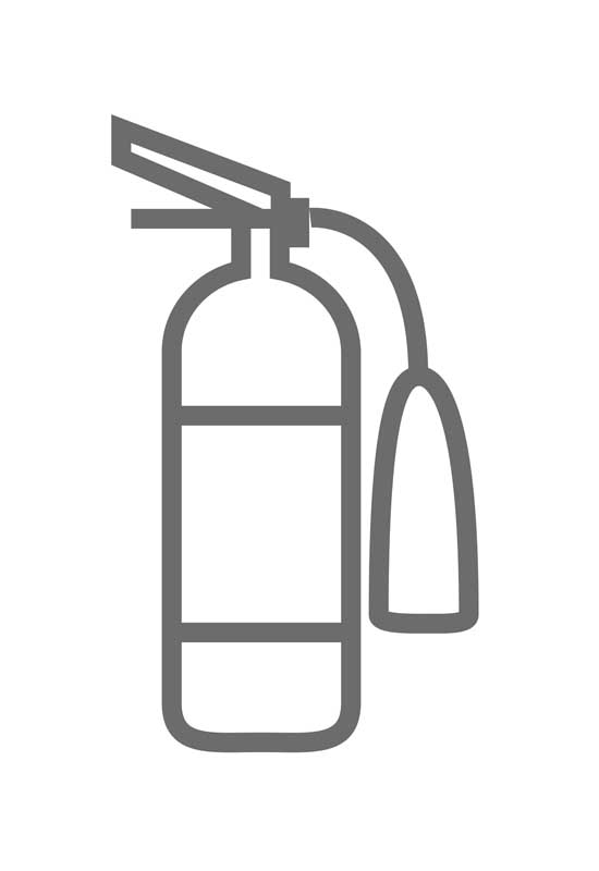 طرح آیکون کپسول آتش نشانی