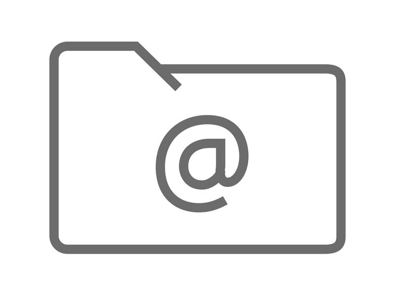 طرح آیکون پوشه ایمیل