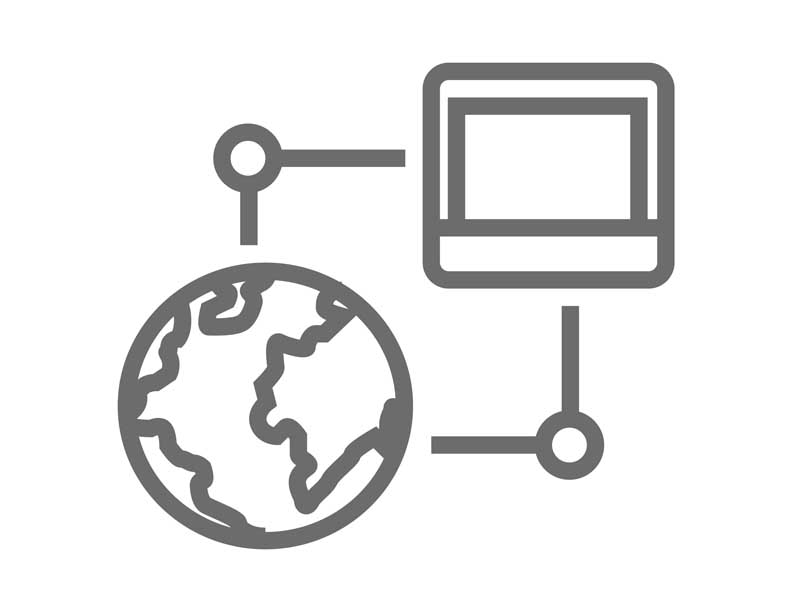 طرح آیکون شبکه و اینترنت