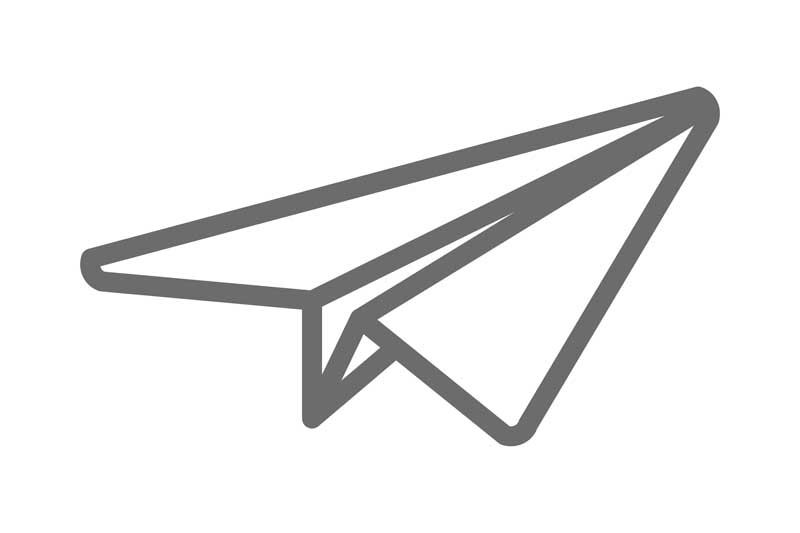 طرح با کیفیت آیکون ارسال پیام