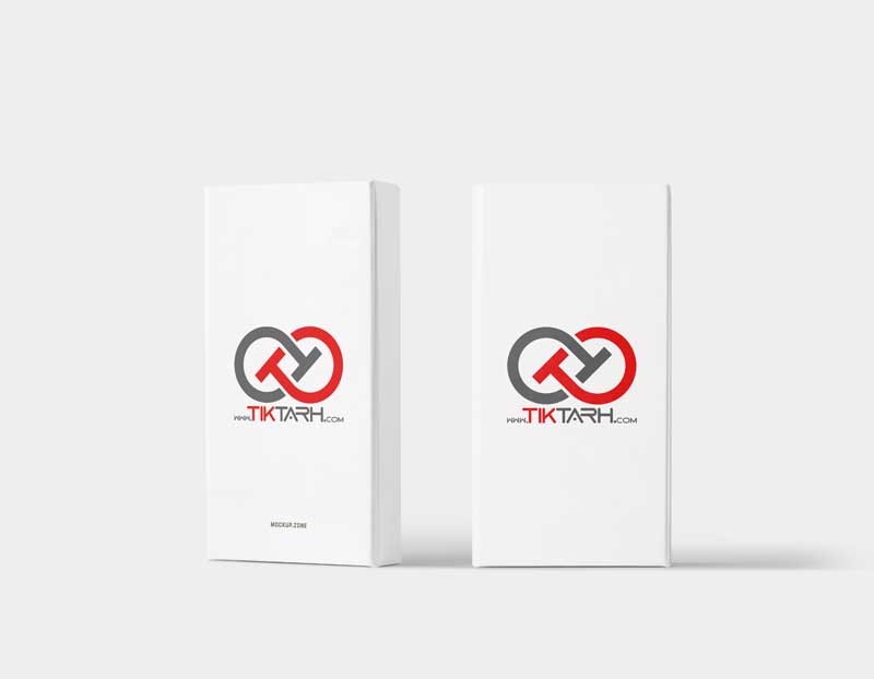 طرح موکاپ دو عدد جعبه موبایل