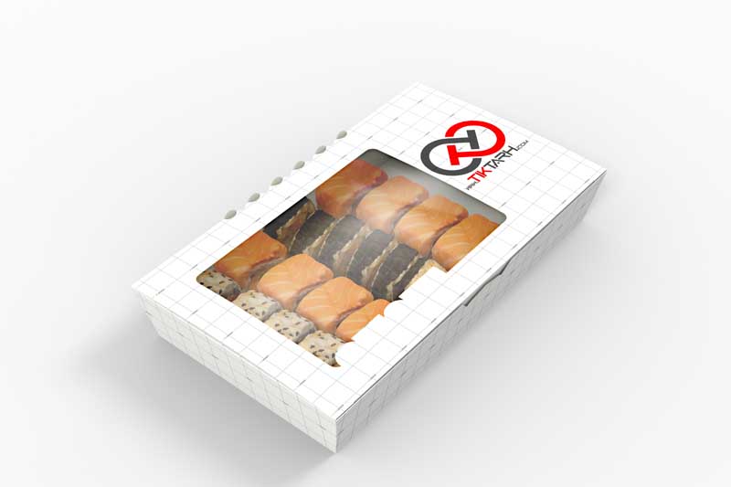 طرح موکاپ جعبه شیرینی