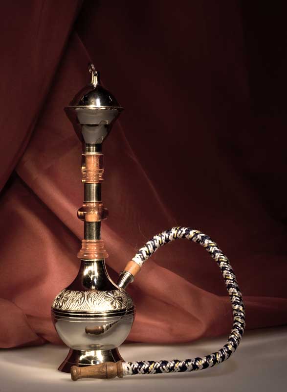 دانلود تصویر لارج فرمت قلیان با بدنه فلزی