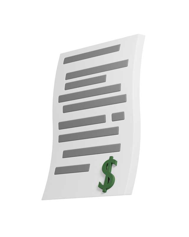 طرح کلیپ آرت قرارداد مالی