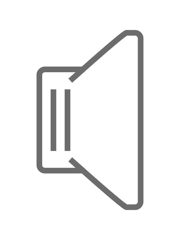 طرح با کیفیت آیکون اسپیکر خاموش