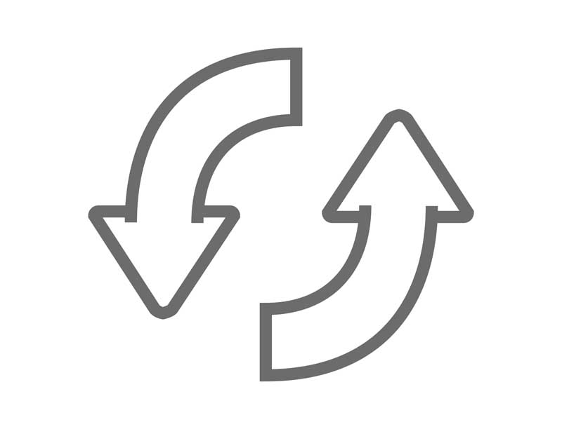 طرح با کیفیت آیکون فلش تکرار