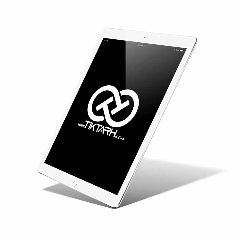 طرح موکاپ یک عدد تبلت آی پد بزرگ