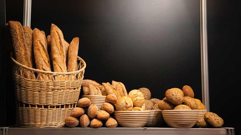دانلود عکس گرافیکی انواع نان باگت