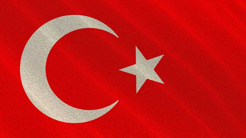 تصویر با کیفیت پرچم سرخ ترکیه