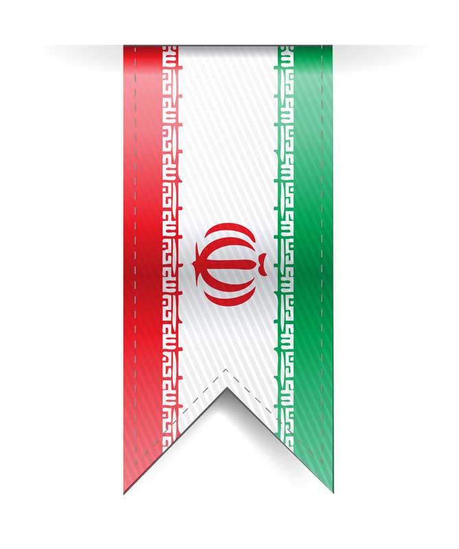 تصویر با کیفیت پرچم ایران با طرح روبان