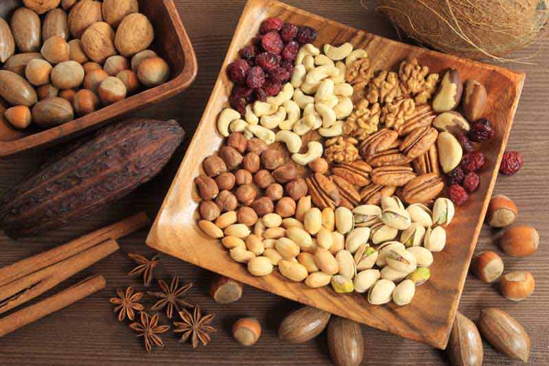 عکس با کیفیت انواع آجیل خارجی
